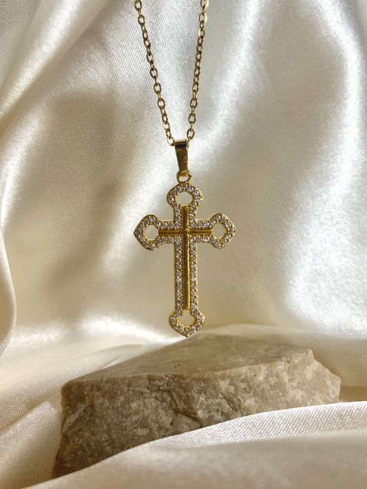 Crystal Zirconia Cross